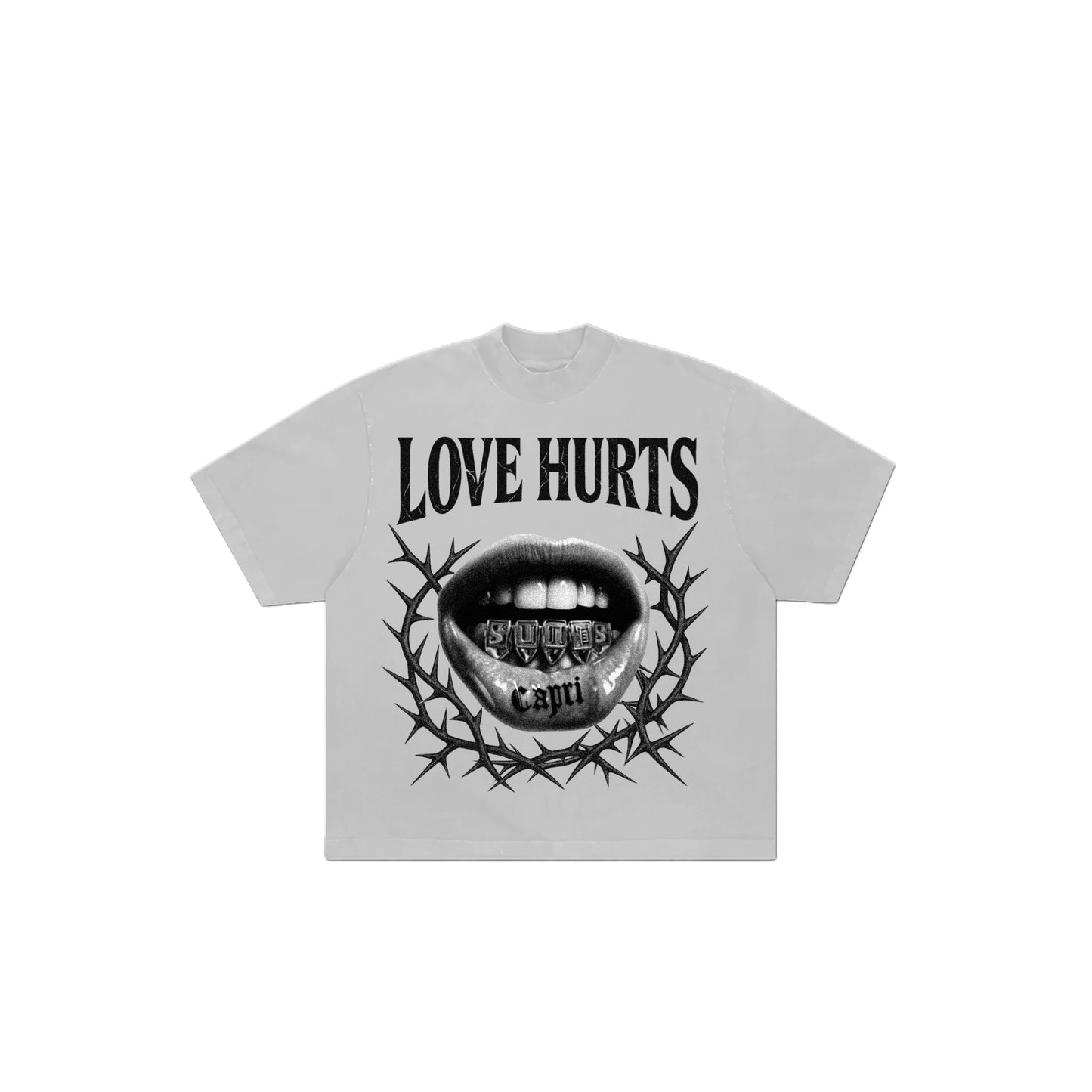 SUITSCAPRI' WHITE T-SHIRT BOXY FIT